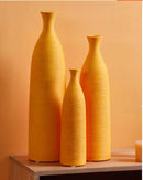 Simple Modern Black White Ceramic Vase Accessories Crafts Home Livingroom Table Figurines Decoration Office Furnishing Ornaments