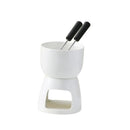 Ceramic Chocolate Fondue Pot Tea Light Porcelain Melting Pot Butter Warmer for Kitchen Candy Dessert Caramel Appliances