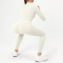 Winter Outfit Set Fleece Yoga Jumpsuits for Women Bodysuit Longsleeve Sport Overall Fitness One-Piece Suit Gym Workout Tracksuit
