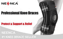 NEENCA Knee Brace for Knee Pain Knee Support with Side Stabilizers Men&Women Arthritis Meniscus Tear ACL PCL Runner Sports
