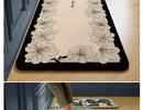Carpet for Kitchen Floor Mat Pvc Leather Waterproof Non-slip Foot Mats Oil-proof Long Rug Spring Flower Home Decoration Rugs