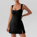 Fitness Suits Yoga Jumpsuits with Chest Pads Tennis Running Short Skirts Sportswear for Women Gym Sports Sets Workout Bodysuits