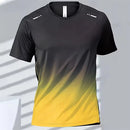 Men's T-Shirt Badminton Top Quick Drying Men's Fitness Training Sport GYM Tops Outdoor Casual Running T-shirt Oversized Clothing