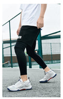 Lightweight Breathable Badminton Shoes Tennis Shoes for Men Women with Rotating Buckle Shock Absorption Non-Slip Sports Shoes