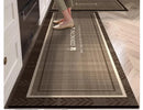 Kitchen Carpet Waterproof Floor Mat Pvc Leather Oil-proof Foot Mats Non-slip Long Carpets British Style Home Decor Rugs 주방러그