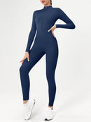 Winter Outfit Set Fleece Yoga Jumpsuits for Women Bodysuit Longsleeve Sport Overall Fitness One-Piece Suit Gym Workout Tracksuit