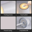 Hotel Cordless Usb Rechargeable Table Lamp Poldina Waterproof Touch Switch Table Lamps for Bedroom Hotel Living Room Restaurant