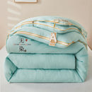 Class A Quality All-season Comforter Detachable Double-layer Bed Quilt with Zipper Soybean Fiber Warm Autumn Winter Quilt Core