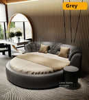 European Style Large Double Bed Round Modern Minimalist Princess Double Bed Luxury Human Camas De Dormitorio Bedroom Furniture