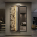 Creative Luxe Mirror Rectangle Frame Salon Aesthetic Mirror Ornament Makeup Espelho Grande Para Quarto House Accessories