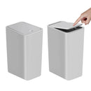 Bathroom Trash Can-10L Small Garbage Can with Press Top Lid for Toilet,Bedroom,Living Room – Plastic Wastebasket with Pop-up Lid
