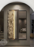 Creative Luxe Mirror Rectangle Frame Salon Aesthetic Mirror Ornament Makeup Espelho Grande Para Quarto House Accessories