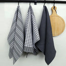 3-Pack Upgrade Tea Towels, Nordic Style Cotton Absorbent Kitchen Towel Napkins for Dish Drying, Hand Drying, Multi-Purpose Cloth
