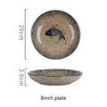 8inch Japanese Dessert Salad Dinner Plate Ceramics Pasta Cake Serving Dish Dipping Sauce Dishes Hand-painted Tableware