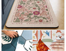Carpet for Kitchen Floor Mat Pvc Leather Waterproof Non-slip Foot Mats Oil-proof Long Rug Spring Flower Home Decoration Rugs