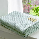 100% Bamboo Fiber Blanket Cooling Antibacterial Towel Quilt Summer Solid Color Bedding For Children Single Double Bed Blanket