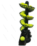 TS02 tennis ball throwing machine serve machine tennis multi-ball portable trainer indoor and outdoor