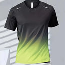 Men's T-Shirt Badminton Top Quick Drying Men's Fitness Training Sport GYM Tops Outdoor Casual Running T-shirt Oversized Clothing