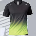 Men's T-Shirt Badminton Top Quick Drying Men's Fitness Training Sport GYM Tops Outdoor Casual Running T-shirt Oversized Clothing