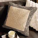 French Retro Waist Cushion Cover 45x45 Bow Embroidery Black and White Striped Throw Pillow Case Living Room Bed Sofa Home Decor