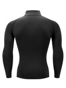2025 New Men Sportswear Fitness Top Gym Shirts Quick-drying Breathable Slim Long-sleeved T-shirt Running Training Clothes Autumn