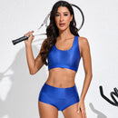 new women's sports shorts set high waist yoga peach hip tight running fitness two piece sets womens outifits