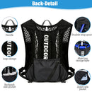 NEWBOLER Breathable Hydration Vest Trail Running Backpacks Lightweight Cycling Run Jogging Marathon Backpack Riding Climbing Bag
