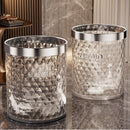 Luxury Trash Can Household Living Room Bedroom Trash Can Without Lid Large Capacity Lightweight Garbage Bin Waste Paper Basket