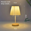 Desk Lamp Fabric Shade Bedroom Bedside Table Night Light Creative Nordic Style Decorative Lighting For Home Interior Design Led
