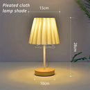 Desk Lamp Fabric Shade Bedroom Bedside Table Night Light Creative Nordic Style Decorative Lighting For Home Interior Design Led