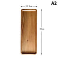 NEW Tableware Solid Wood Round Dessert Plate Japanese-style Wooden Tray Snack Plate Dried Fruit Plate Wooden Plate