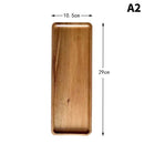 NEW Tableware Solid Wood Round Dessert Plate Japanese-style Wooden Tray Snack Plate Dried Fruit Plate Wooden Plate