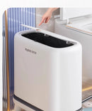 Luxury Bathroom Trash Can Anti Odor Litter Bins with Lid Large Capacity Trash Can Cleaning Kitchen Wastebasket Bathroom Supplies
