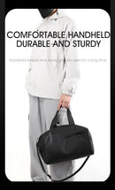 Solid Fitness Bags Zipper Large Capacity Oxford Travel Bags  Thickened Fabric High Capacity Waterproof Luggage Sports Bags