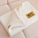 100% Bamboo Fiber Blanket Cooling Antibacterial Towel Quilt Summer Solid Color Bedding For Children Single Double Bed Blanket