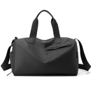 Solid Fitness Bags Zipper Large Capacity Oxford Travel Bags  Thickened Fabric High Capacity Waterproof Luggage Sports Bags
