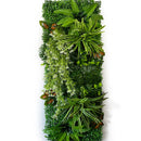 40 * 120CM New Artificial Green Simulated Plant Grid Milan Eucalyptus Wedding Background Wall Decoration