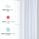 Home Decor White Tulle Sheer Curtains for Living Room Bedroom Dining Decor Window Semi Shading Treatment Voile Drape Luxury Door