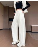 Sports Pants for Women Spring Autumn New Style High-waisted Slim Loose Wide-leg Versatile Casual Sweatpants