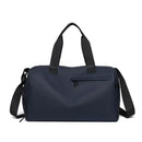 Solid Fitness Bags Zipper Large Capacity Oxford Travel Bags  Thickened Fabric High Capacity Waterproof Luggage Sports Bags