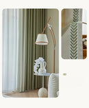 Japanese Minimalism Luxury Chenille Curtians for Living Dining Room Bedroom High-end Embroidery Shading Cortinas Customize