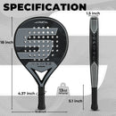 INSUM Lightweight Padel Tennis Racquets Suitable For Beginner To Advanced Players Provides A Great Hitting Experience