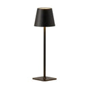 Hotel Cordless Usb Rechargeable Table Lamp Poldina Waterproof Touch Switch Table Lamps for Bedroom Hotel Living Room Restaurant