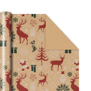 1PC Christmas Gift Wrapping Paper DIY Crafts Kraft Paper for Christmas New Year Party Packaging Decoration