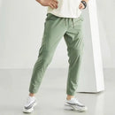 Ice Silk Sports Pants Leisure Sports Summer Running Fitness Pants Light and Thin Elastic Quick Drying Jogging Crop Pants