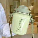 Stainless Steel Vacuum Flask, Outdoor Portable Keeps Cold and Heat, Thermal Bottles, Drinkware