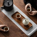 NEW Tableware Solid Wood Round Dessert Plate Japanese-style Wooden Tray Snack Plate Dried Fruit Plate Wooden Plate