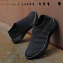 Women's Shoes Lightweight Breathable Mesh Slip-On Sneakers Black White Sport Running for Casual Party Fashion Ladies Shoes