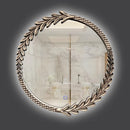 Round Decoration Mirror Clear Unique Creative Restaurant Fashion Chinese Style Mirror Luxury Large Espelho House Decoration
