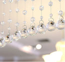 Crystal Beaded Curtain Partition Decorative Curtain Living Room Hanging Curtain Wedding Hotel Backdrop Decoration Curtain